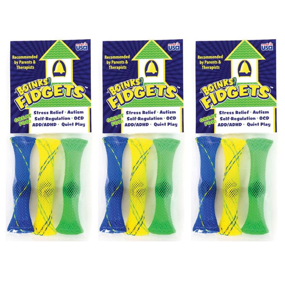 Endless Possibilities Boinks Fidgets - Soothe & Play, 9 Count