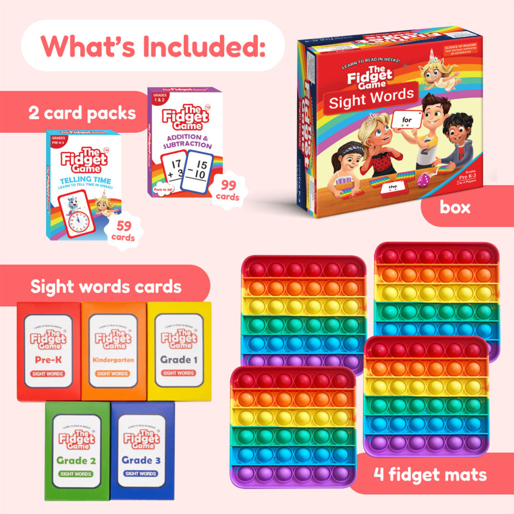The Fidget Game Ultimate Grade 1 & 2 Learning Bundle