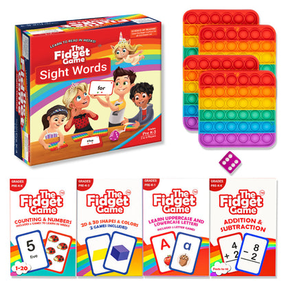 Fidget Game Kindergarten Mastery Learning Bundle - Educational Games