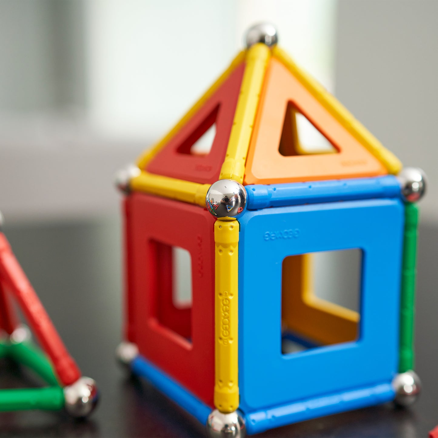 Geomag Geometry Lab Recycled Set - 737 Pieces - Vibrant STEM Learning