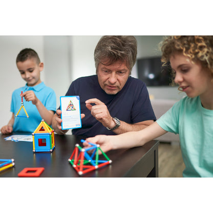 Geomag Geometry Lab Recycled Set - 737 Pieces - Vibrant STEM Learning