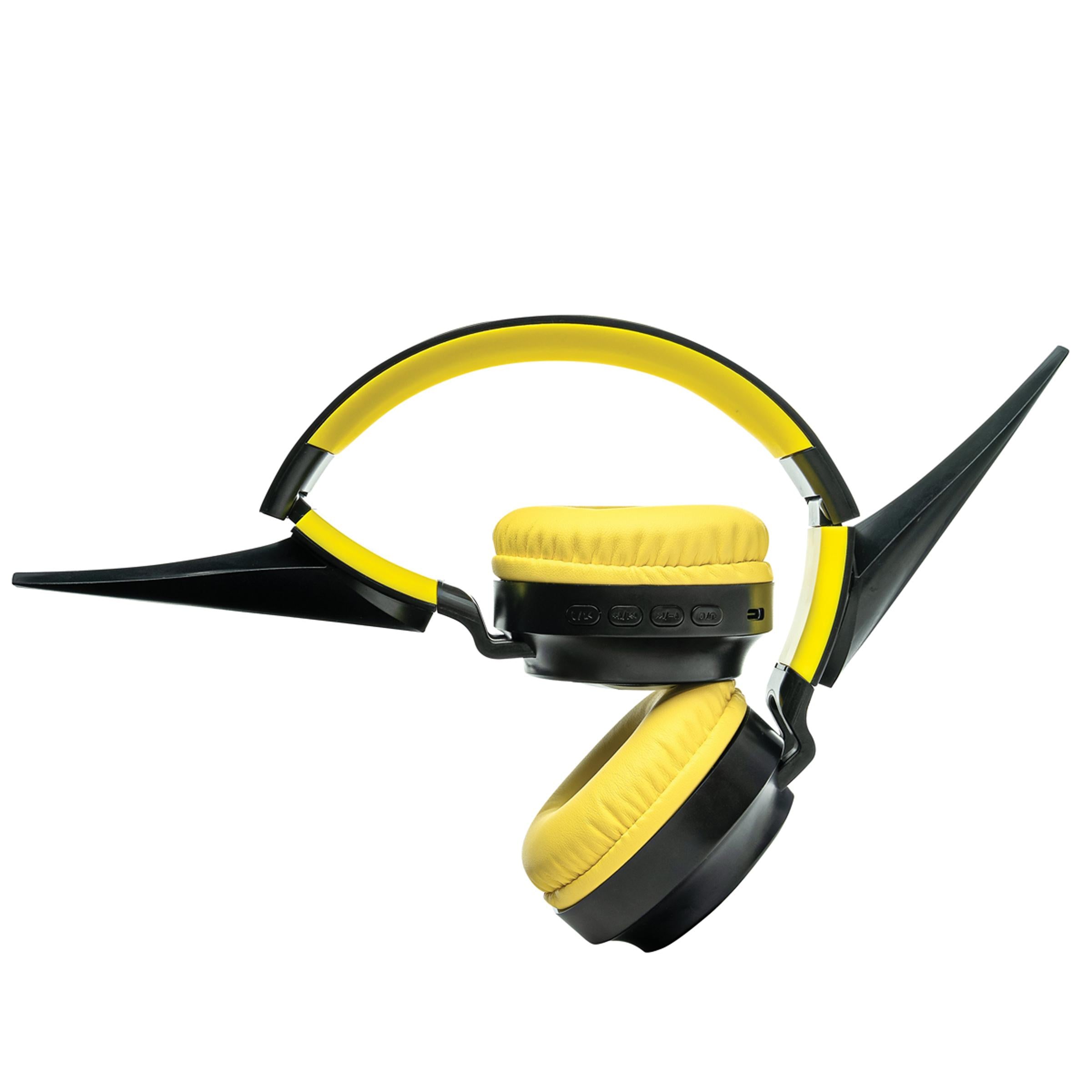 Batman-Themed Foldable Bluetooth & Wired Headphones - Volume Safe