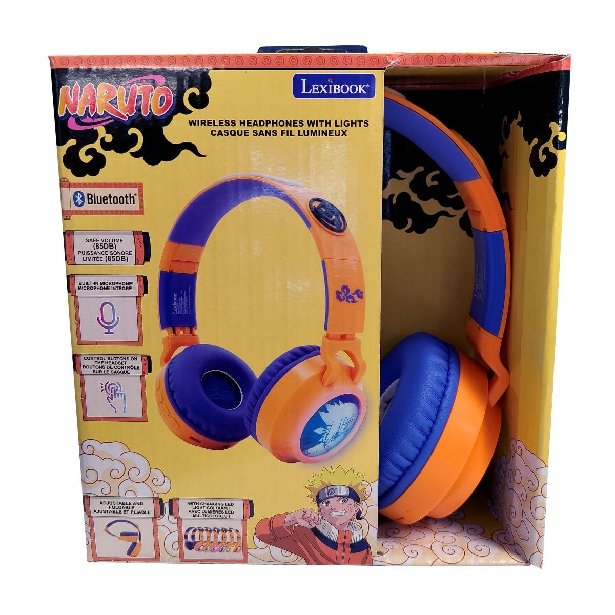 Naruto-Themed Bluetooth & Wired Safe Volume Headphones – Toys