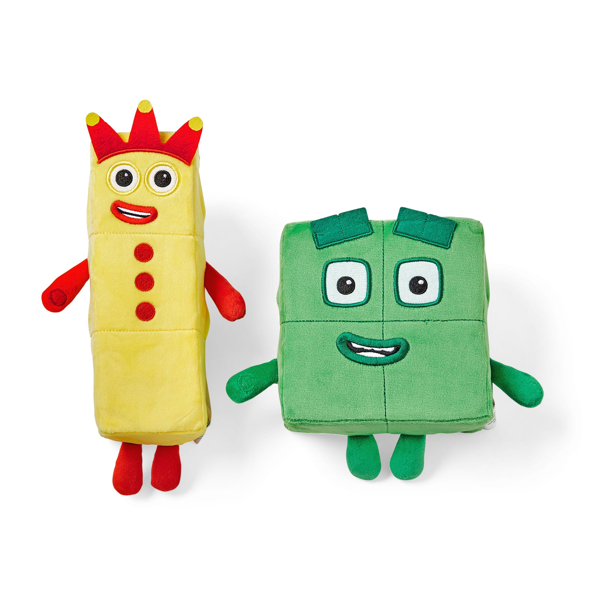 Hand2Mind Numberblocks 3 & 4 Playful Pals Plush - Yellow & Green – Toys ...