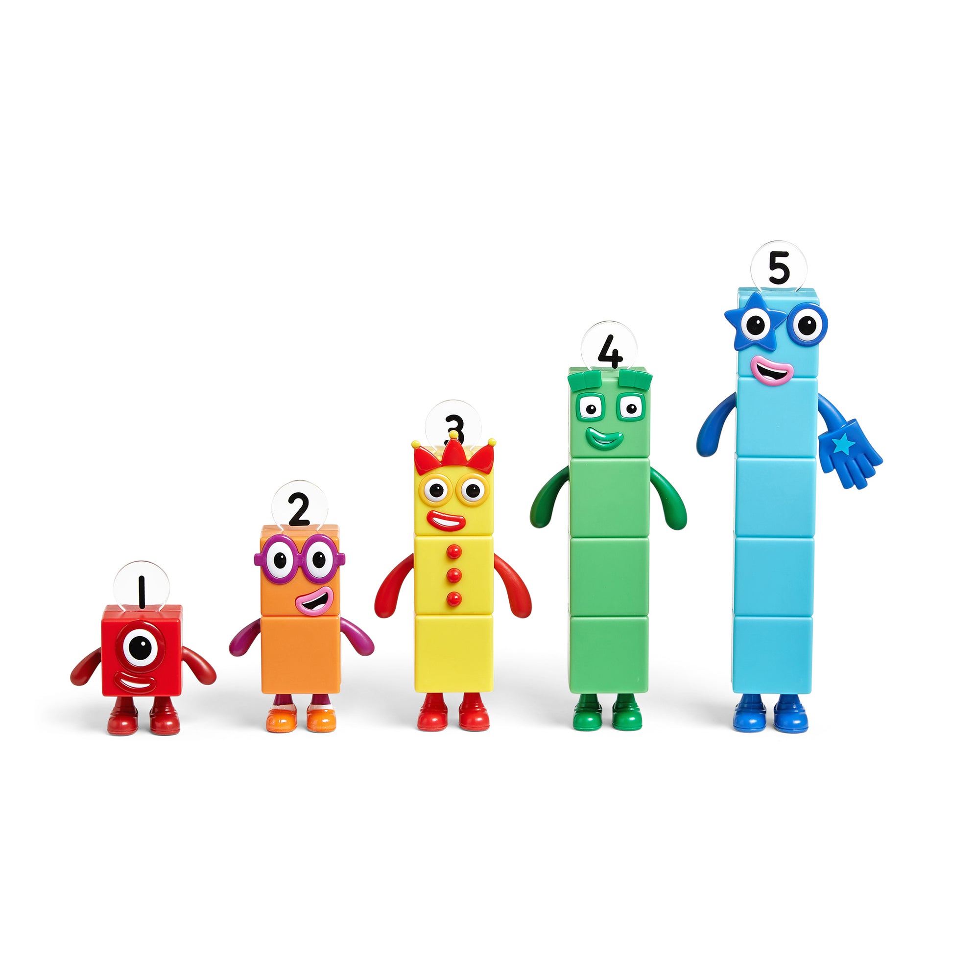 Hand2Mind Numberblocks Friends One to Five Colorful Math