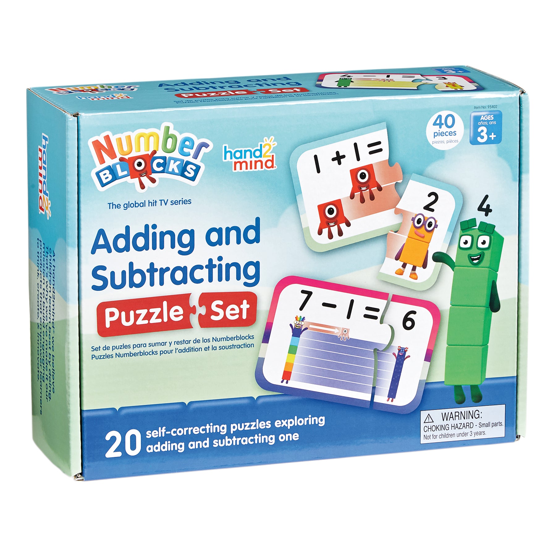 Hand2Mind Numberblocks Math Puzzle Set - Adding & Subtracting – Toys"R"Us