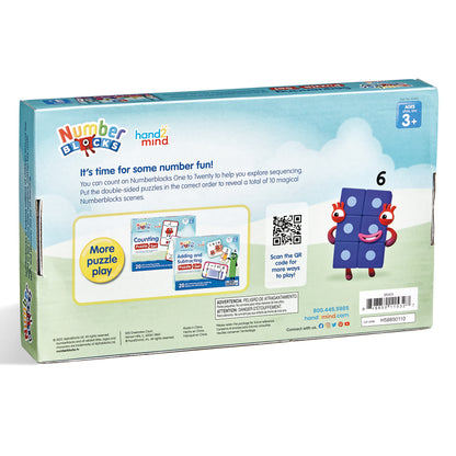 Hand2Mind Numberblocks Sequencing Puzzle Set