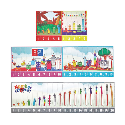Hand2Mind Numberblocks Sequencing Puzzle Set