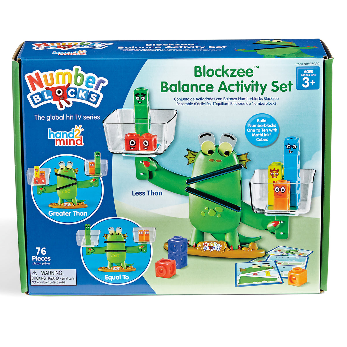 Hand2Mind Numberblocks Blockzilla Balance Activity Set - Educational M ...