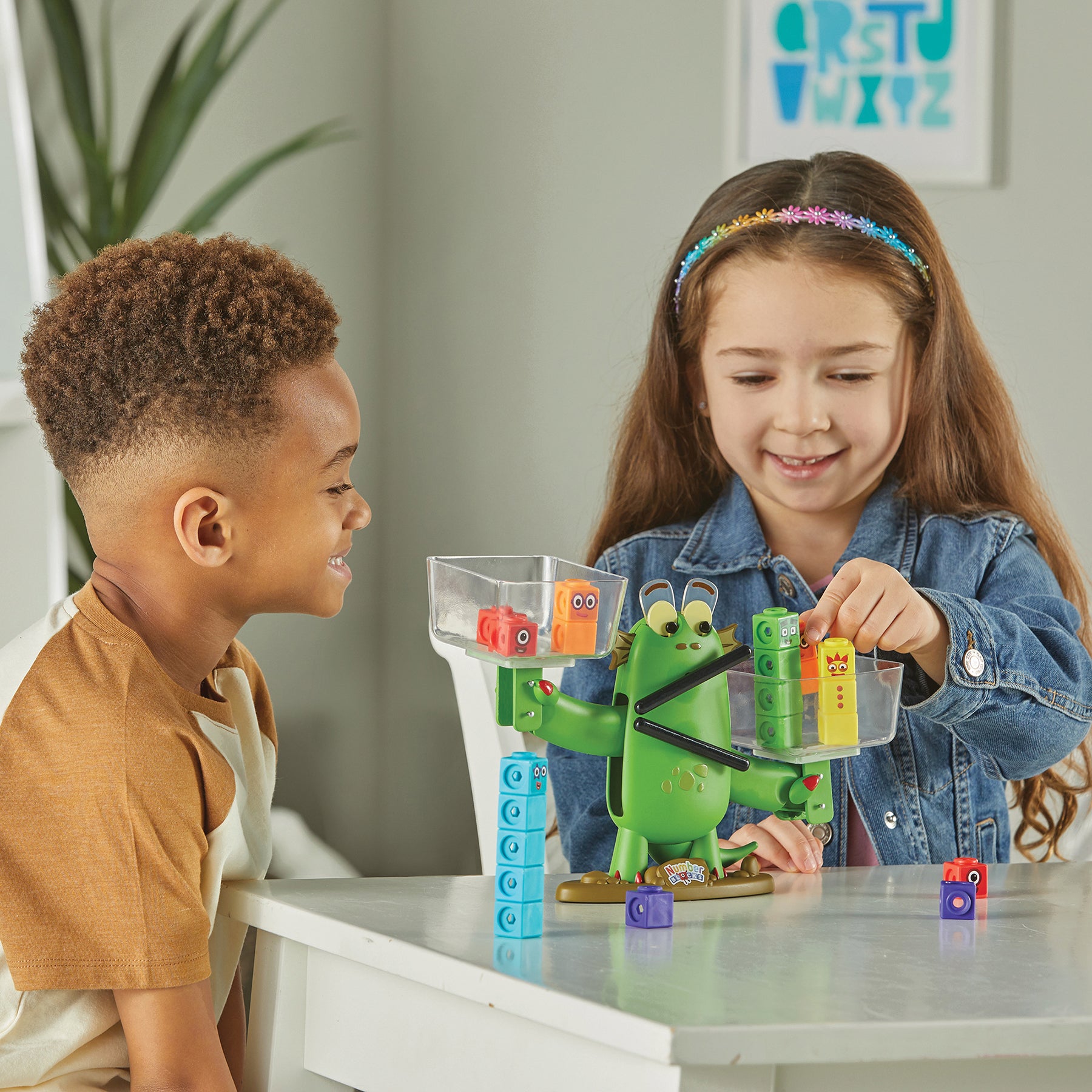 Hand2Mind Numberblocks Blockzilla Balance Activity Set