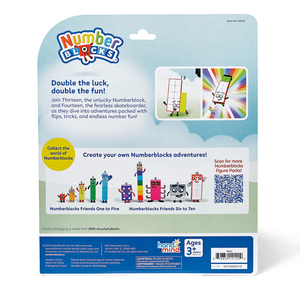 Hand2Mind Numberblocks Friends Thirteen and Fourteen - Math