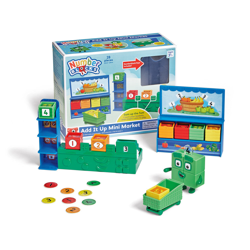 Hand2Mind Numberblocks Add It Up Mini Market - Interactive Learning Set