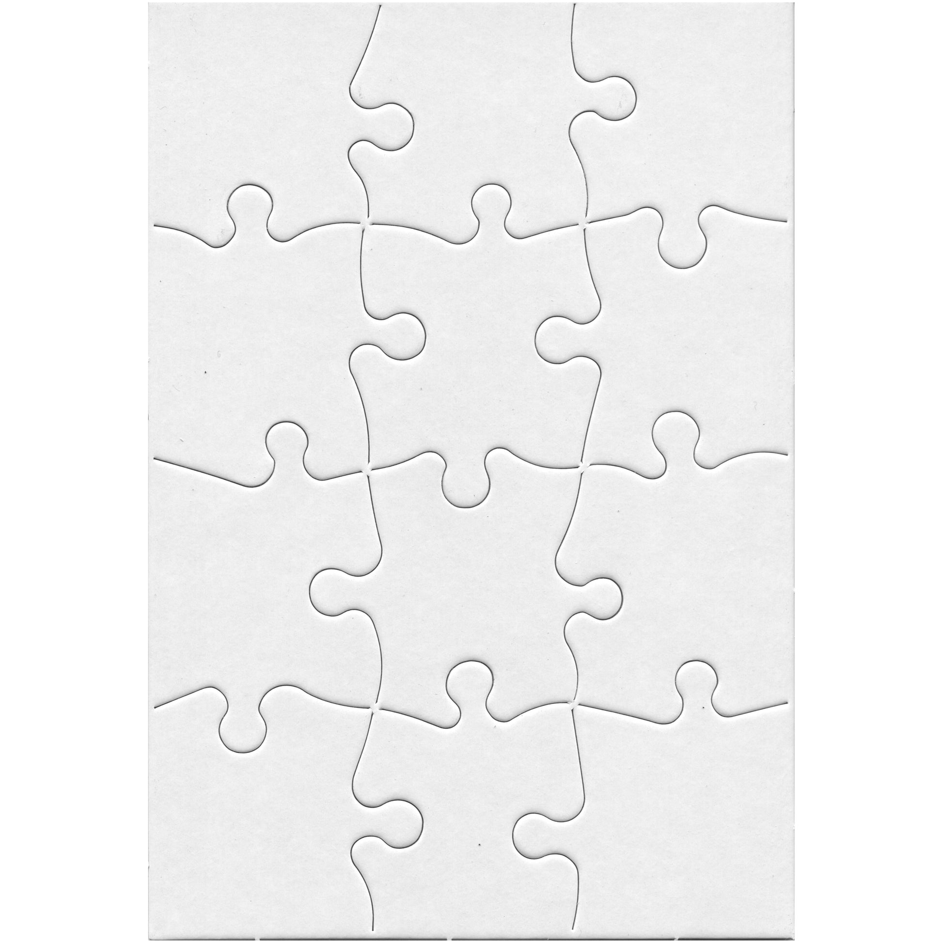 Hygloss Compoz-A-Puzzle Rectangular DIY Puzzle Kit - 24 Pack, 12 pcs ...