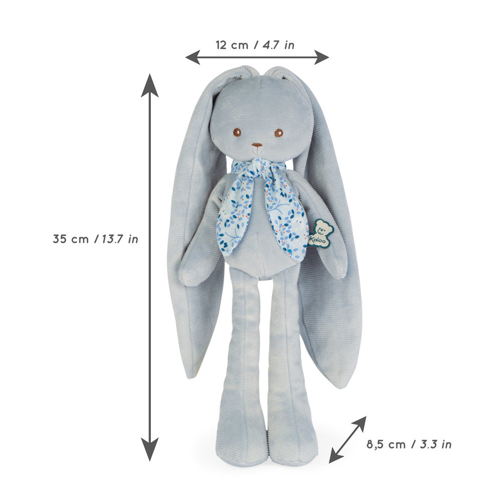 Kaloo Lapinoo 13.65 inch Plush Rabbit Doll - Cheerful Blue