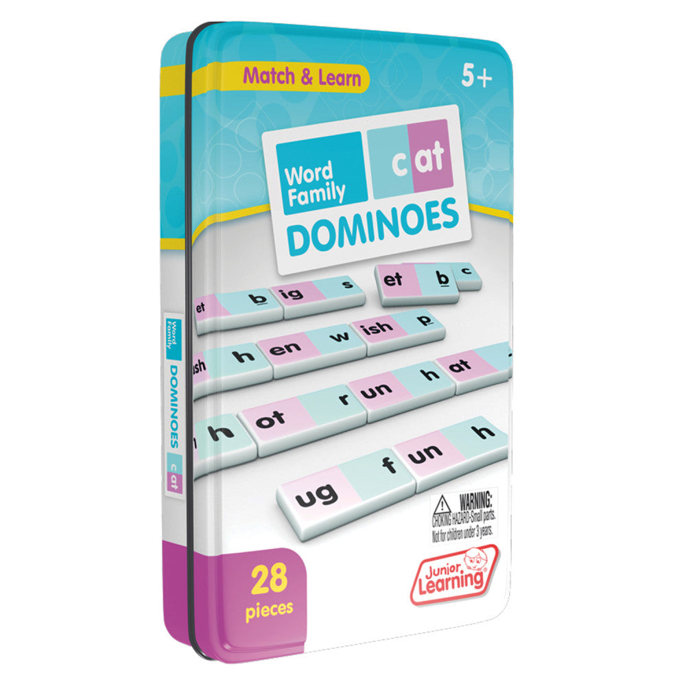 Junior Learning Word Family Dominoes - Educational Reading Game