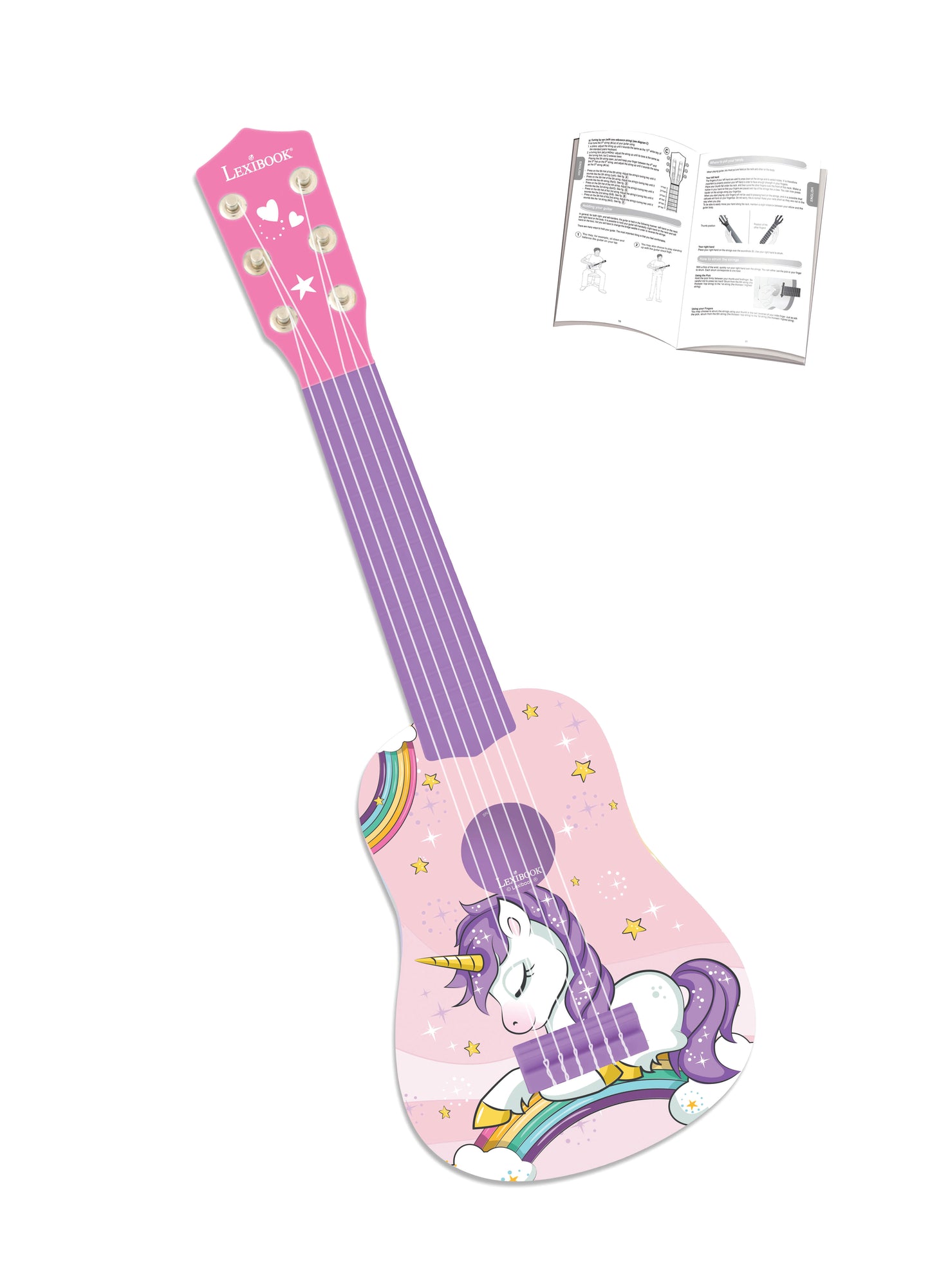 LEXIBOOK My First Guitar Unicorn 21"/53 cm