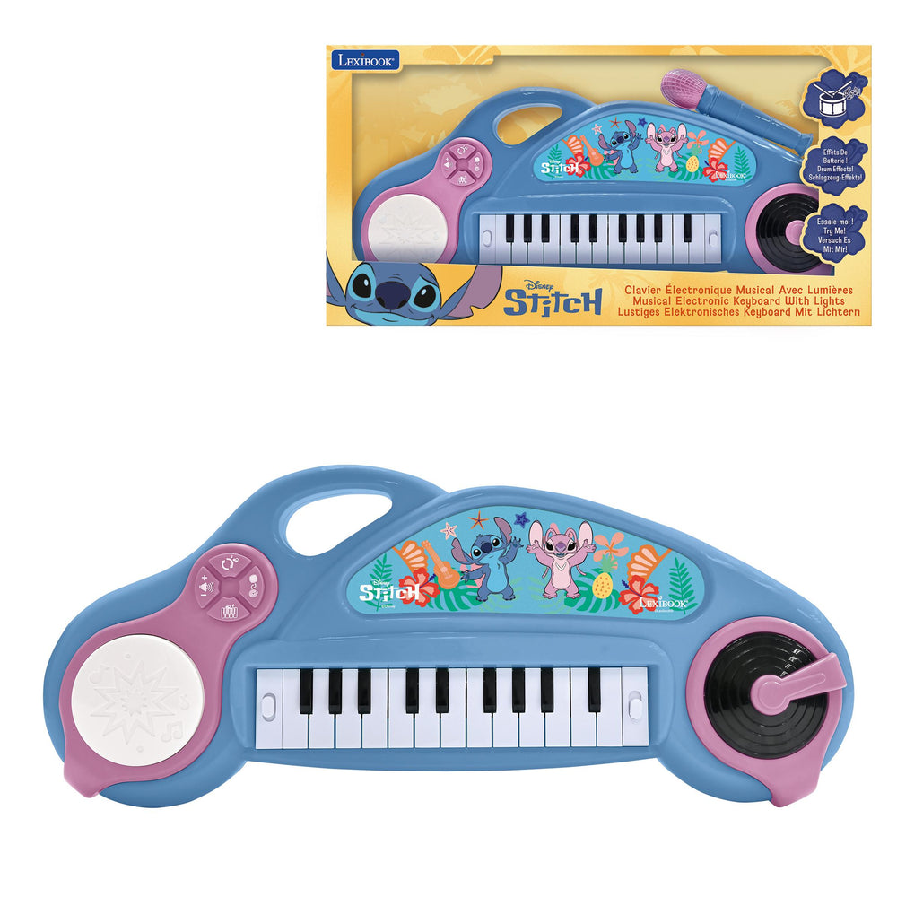 Stitch Fun Multi-Effect Electronic Keyboard with Microphone