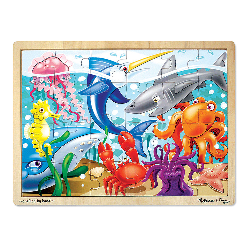 Melissa & Doug Ocean Expedition Wooden Jigsaw Puzzle - 24pc