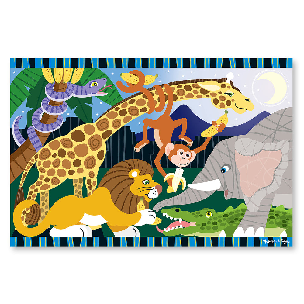 Melissa & Doug Safari Social 24 pc Floor Puzzle