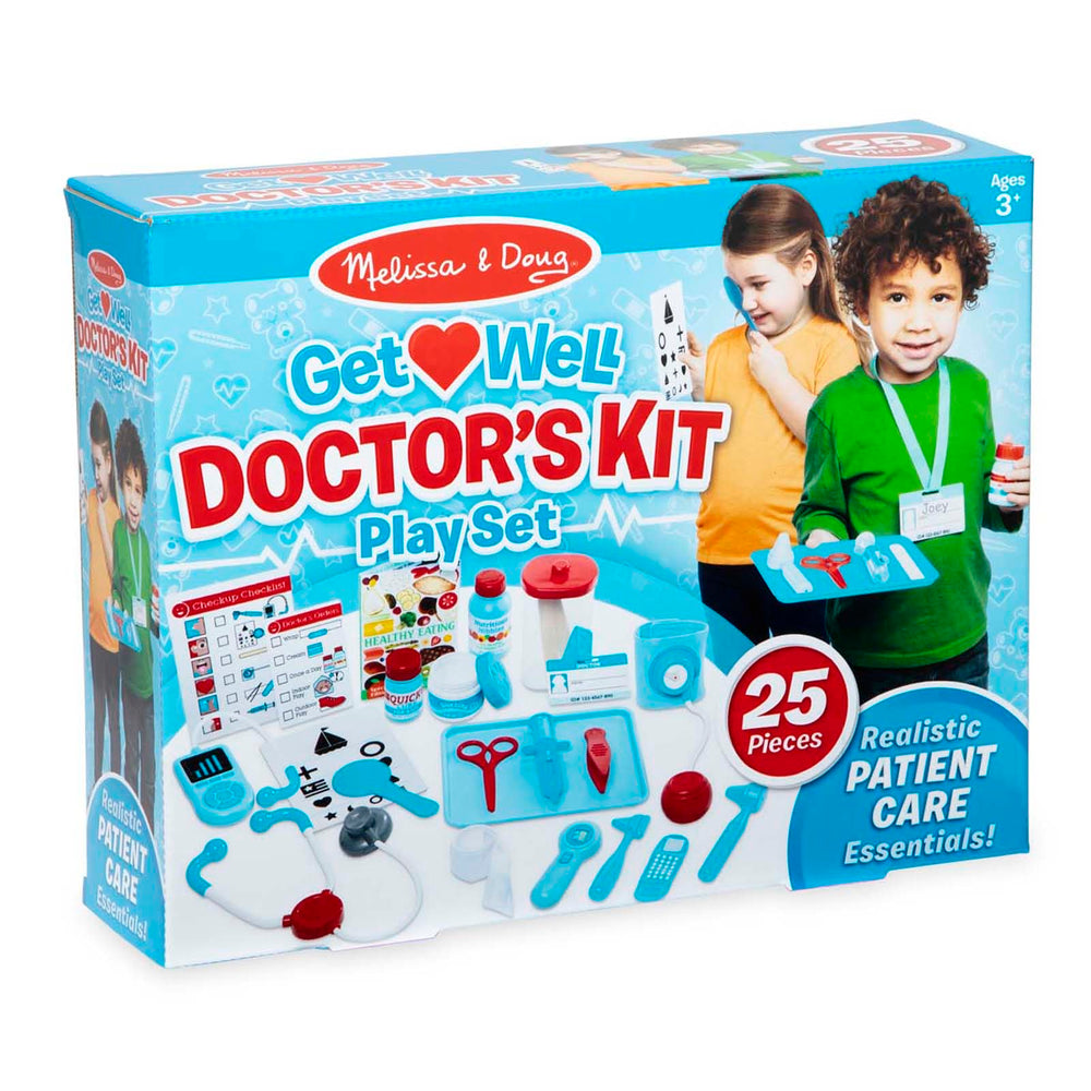 Melissa & Doug 25-Piece Get Well Doctor's Kit Play Set