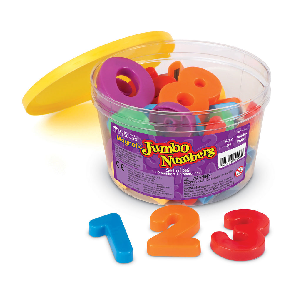 Learning Resources Jumbo Magnetic Numbers & Operations Set