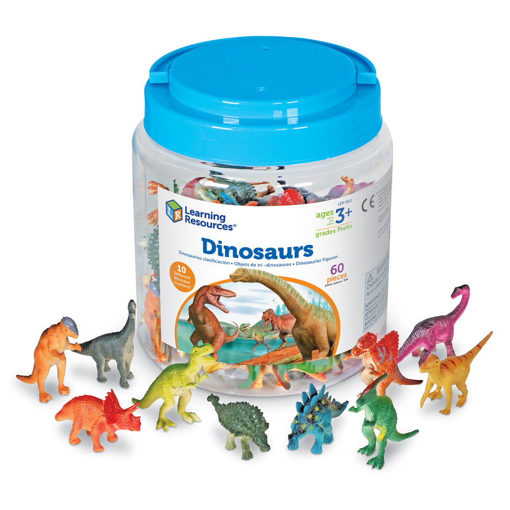 Learning Resources Dinosaur Counters - Prehistoric Math Fun Set of 60