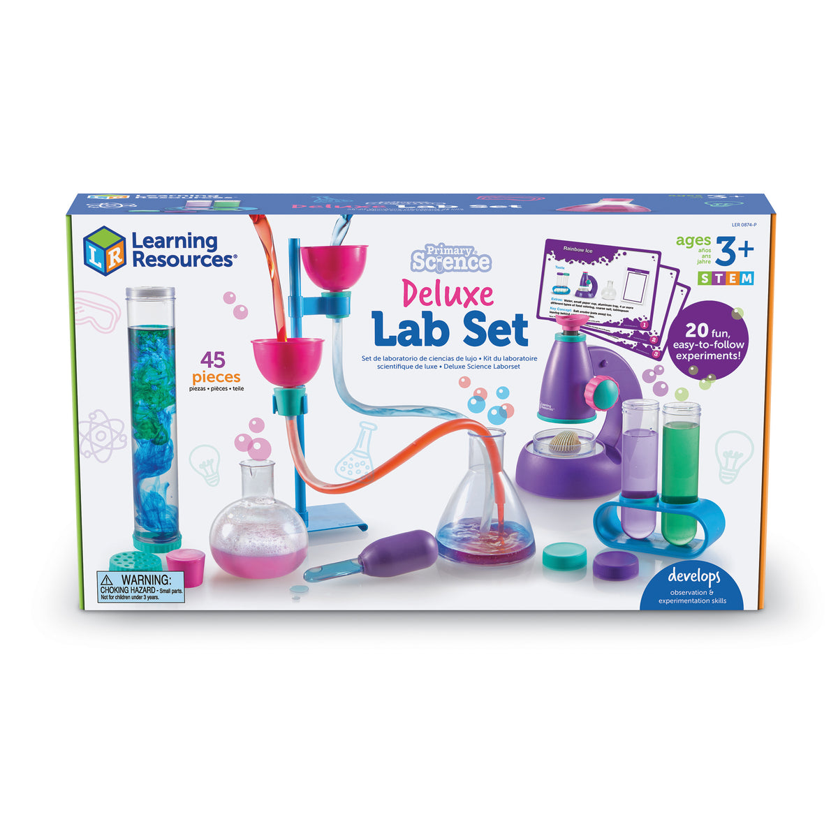 Learning Resources Primary Science Deluxe Lab Set - Colorful Explorati ...