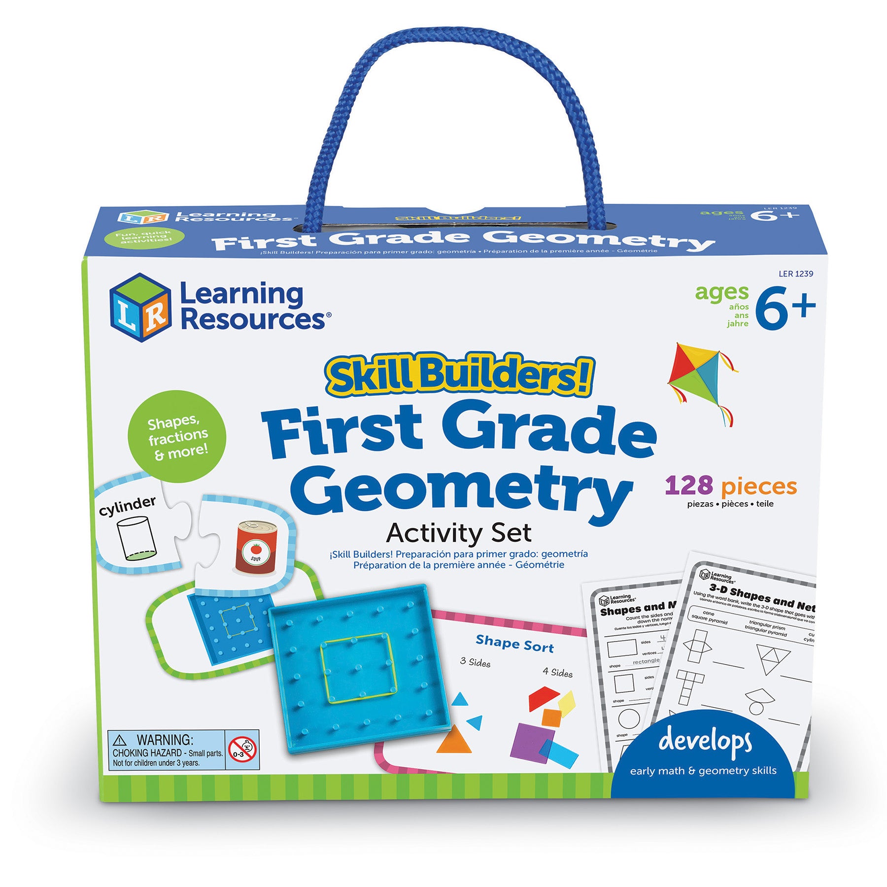 Learning Resources Skill Builders! 1st Grade Geometric Shapes - Math M ...