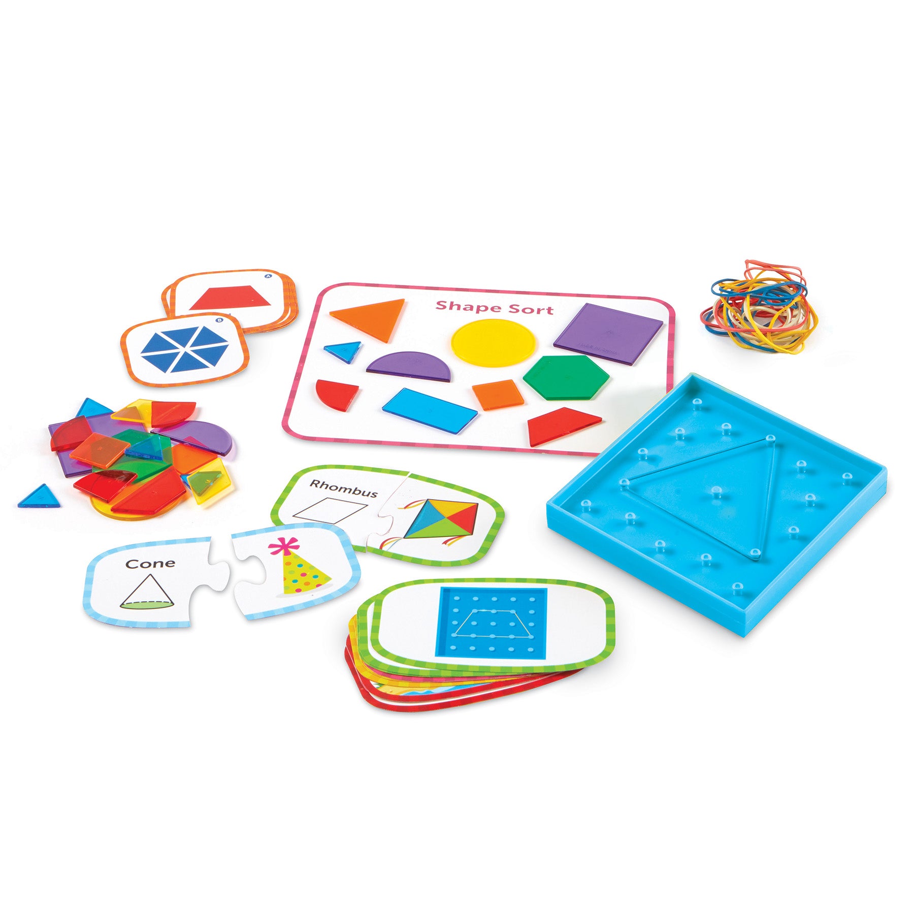 Geometry Learning Set Learning Resources Skill Builders! 1st Grade Geometric Shapes - Math M ...