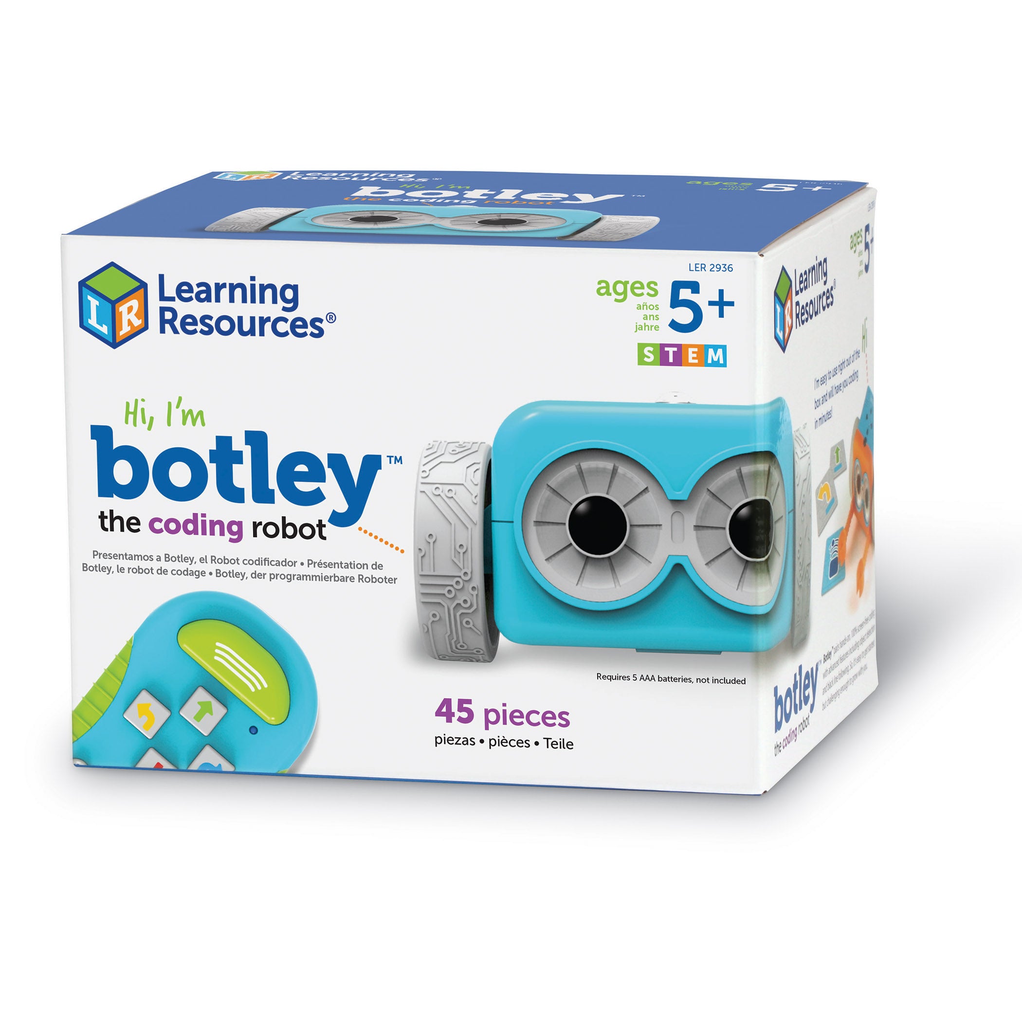 Rust Coding Language Stuffed Toy Learning Resources Botley the Coding Robot - Interactive STEM Toy ...