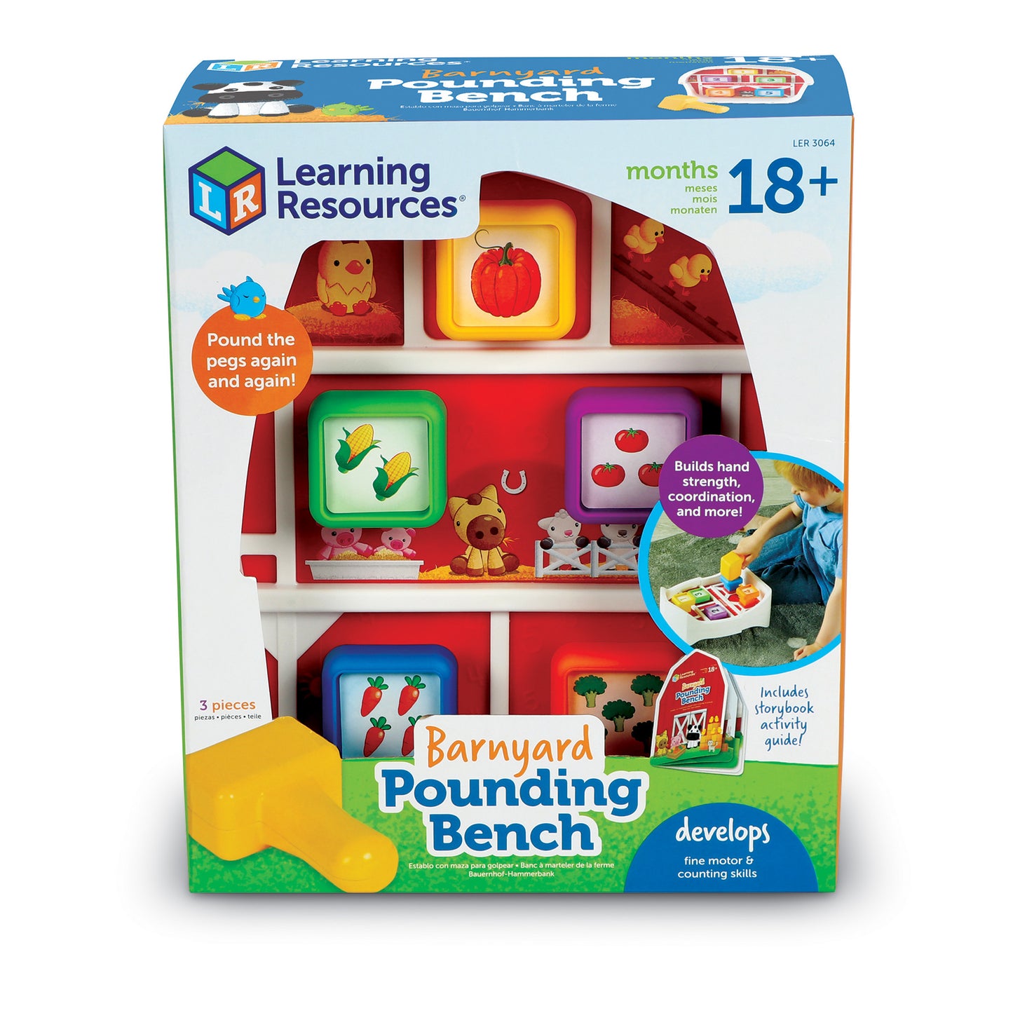 Learning Resources Barnyard Pounding Bench