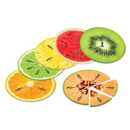 Learning Resources Magnetic Fruit Fractions - Educational Math Toy