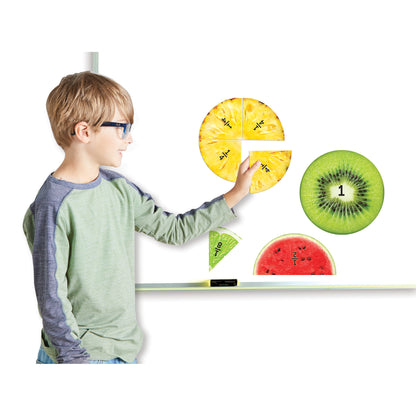 Learning Resources Magnetic Fruit Fractions - Educational Math Toy