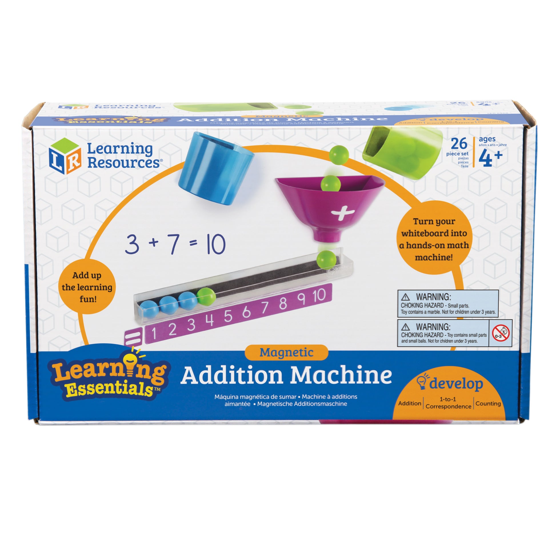 Learning Resources Magnetic Addition Machine - Educational Math Toy ...