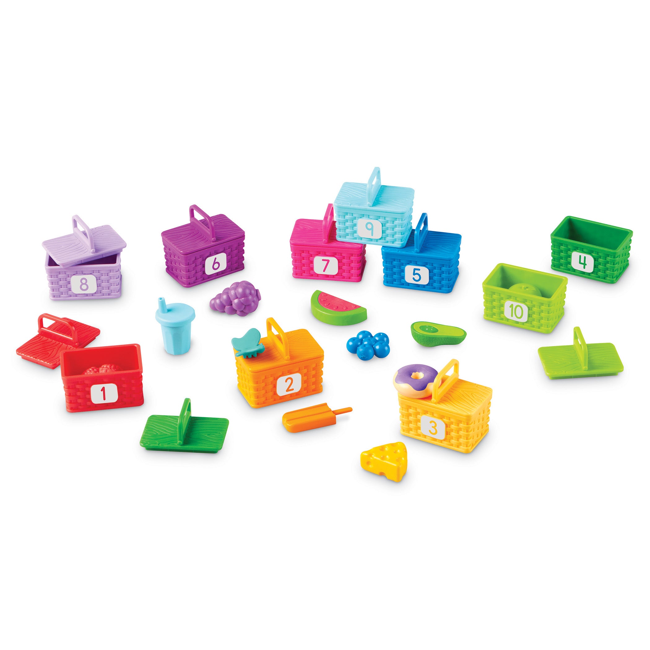 Number Baskets For Grade R Learning Resources Sorting Picnic Baskets - Colorful Counting Fun ...