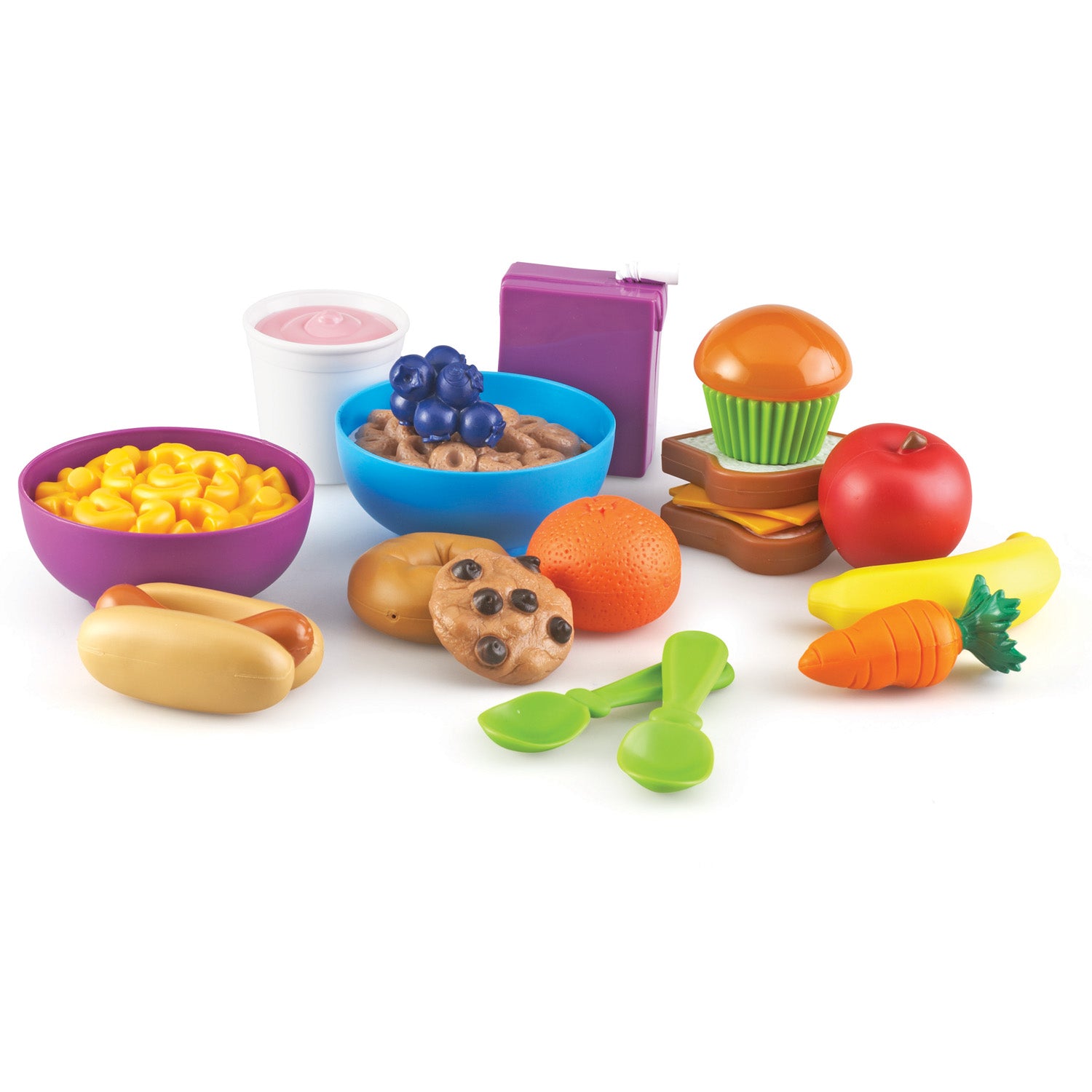 【廃盤品】EAT&RUN グッズセット Learning Resources 20-Piece New Sprouts Munch It! Food Set – Toys