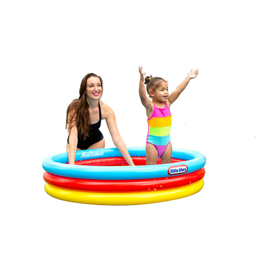 Little Tikes Kiddie Pool - 3-Ring Colors