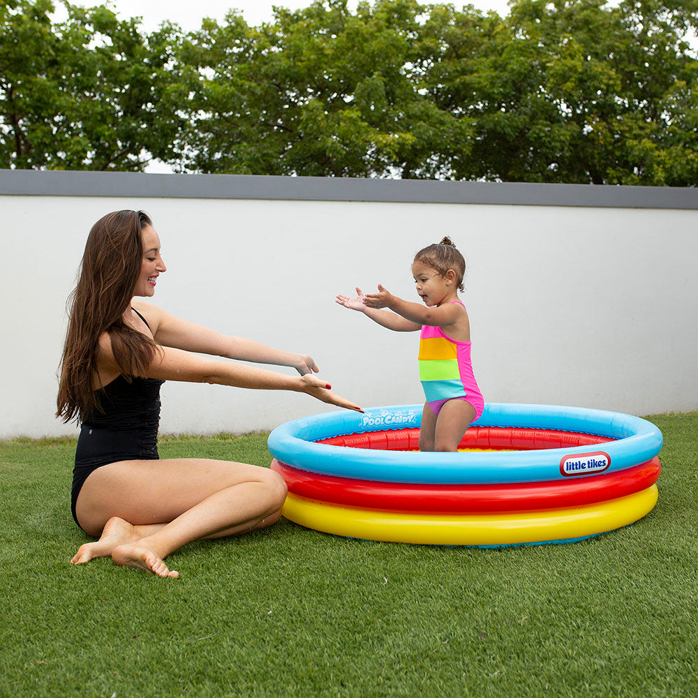 Little Tikes Kiddie Pool - 3-Ring Colors