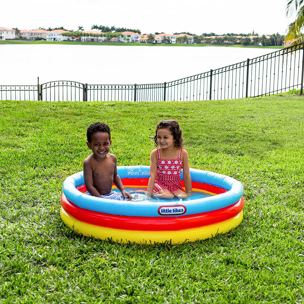 Little Tikes Kiddie Pool - 3-Ring Colors