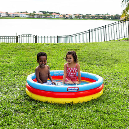 Little Tikes Kiddie Pool - 3-Ring Colors