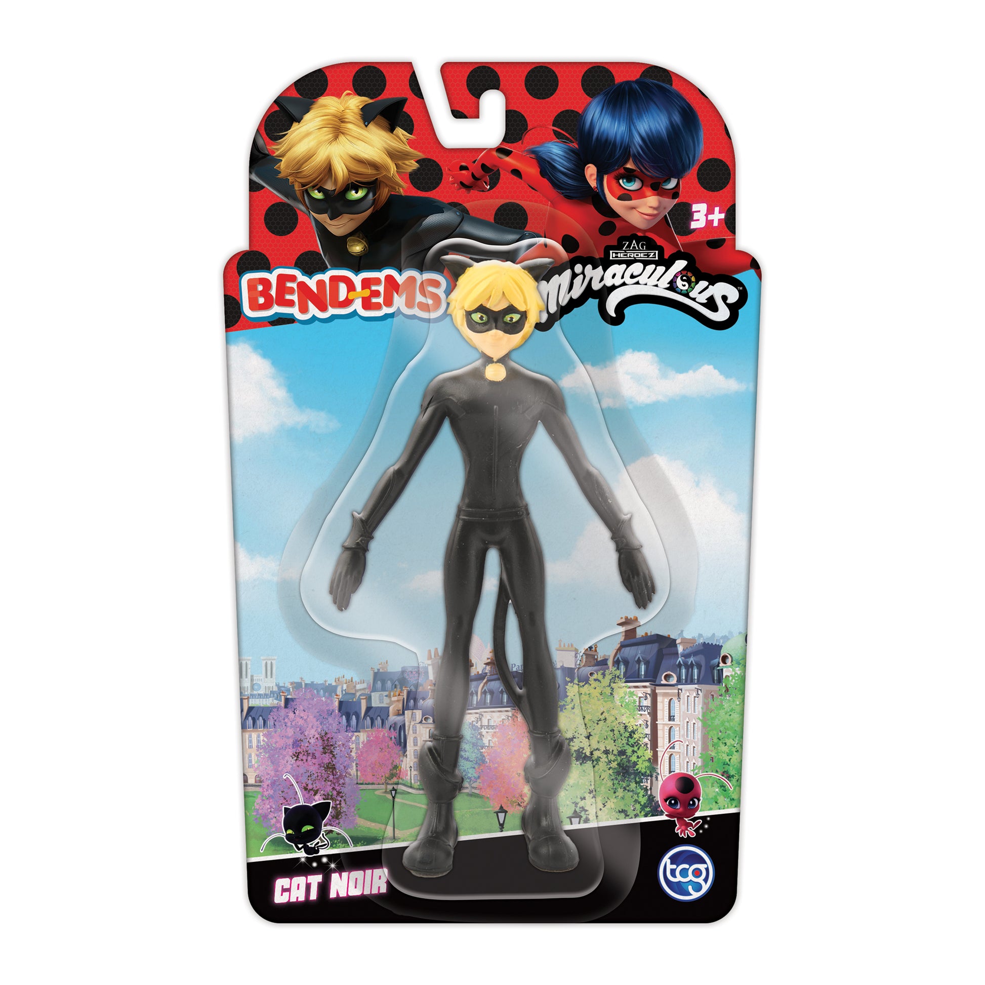 BEND-EMS Miraculous Cat Noir Flexible Action Figure Toys"R"Us BEND-EMS Miraculous Cat Noir Flexible Action Figure Toys"R"Us