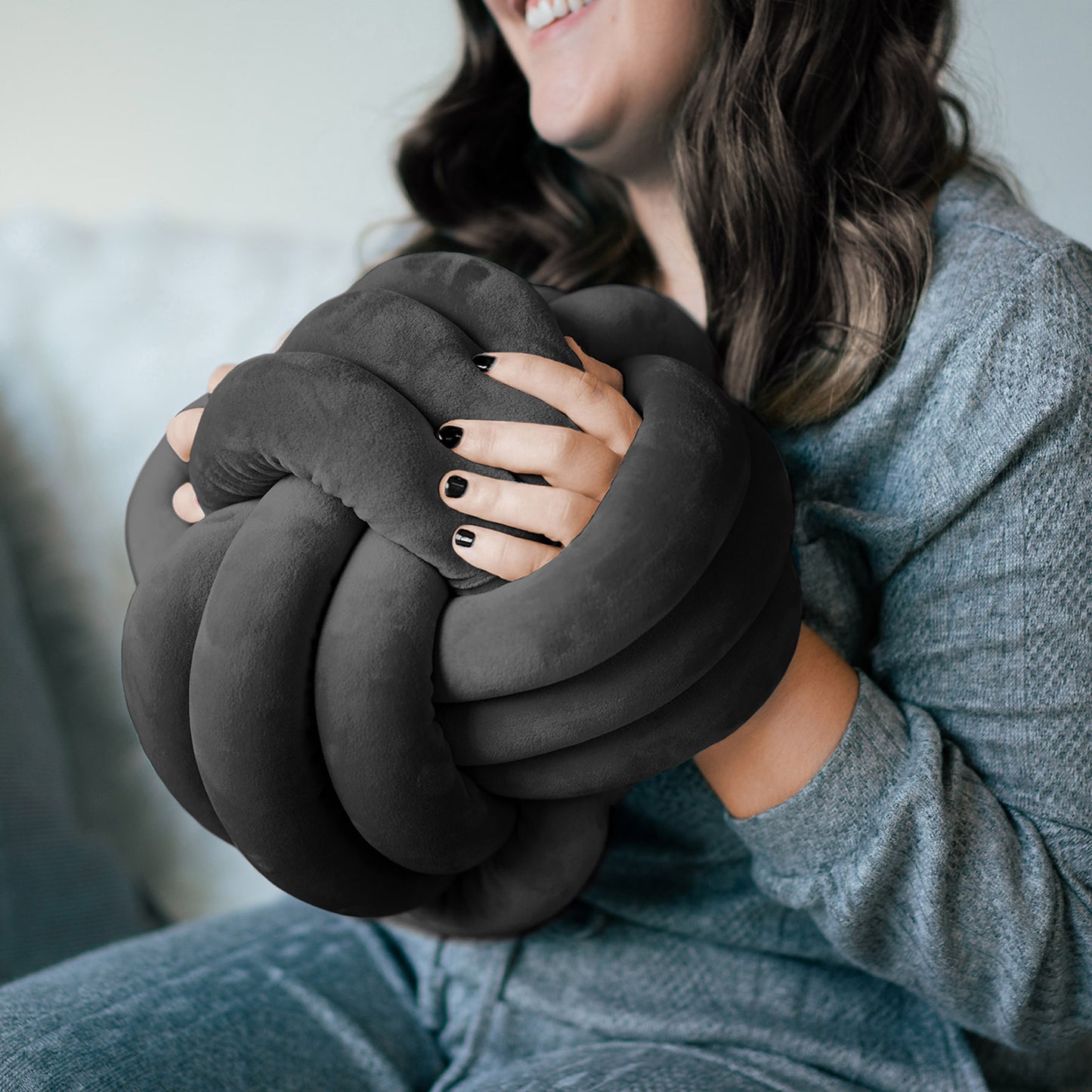 FIORA Cuddle Ball, Granite - Soothing Sensory Companion