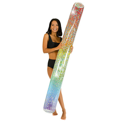 Rainbow Collection Glitter Pool Noodle - Rainbow Haze