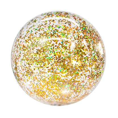 Giant Glitter Beach Ball - 20" Sparkle & Shine at Every Turn