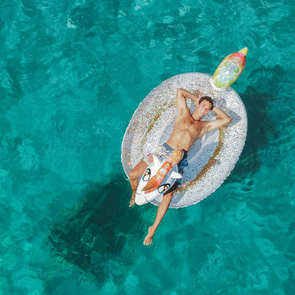 Glitter Unicorn Gigantic Beach & Pool Raft