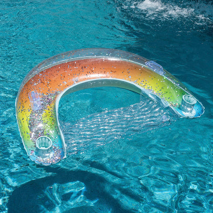 Rainbow Collection Glitter Large Sun Chair - Rainbow Haze