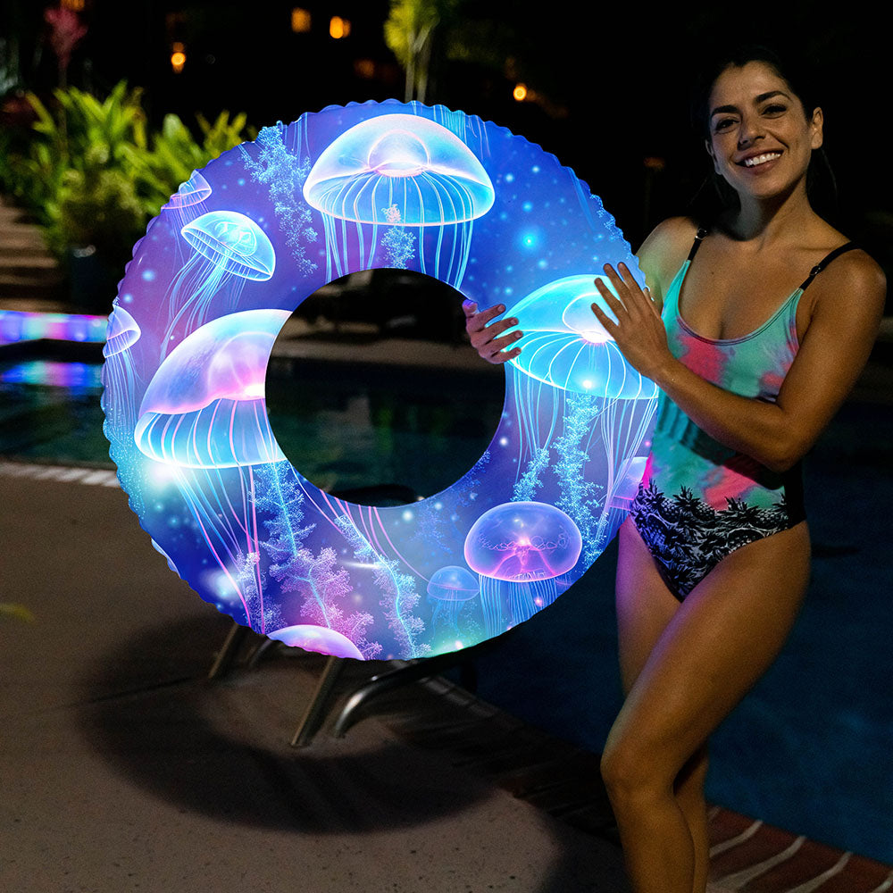 LED Jellyfish 36" Beach & Pool Tube