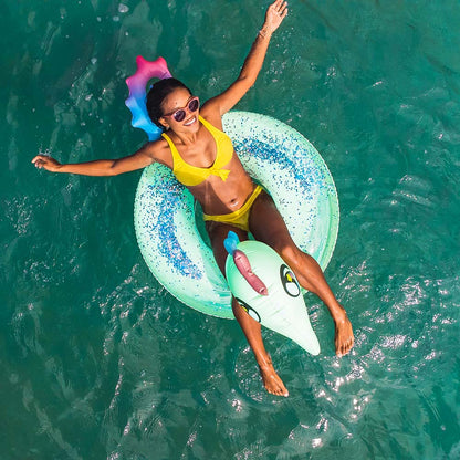 Glitter Seahorse - 40" Beach & Pool Tube