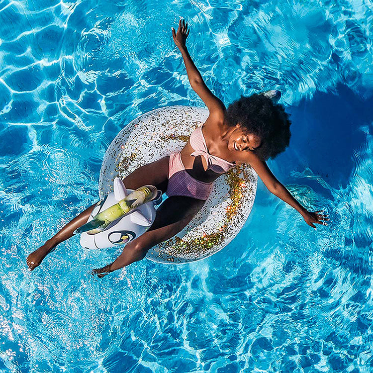 Glitter Unicorn - 40" Beach & Pool Tube