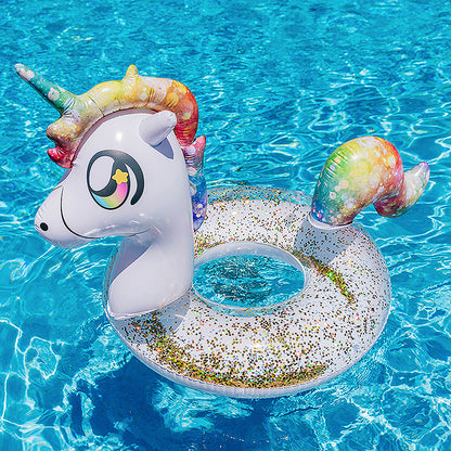 Glitter Unicorn - 40" Beach & Pool Tube